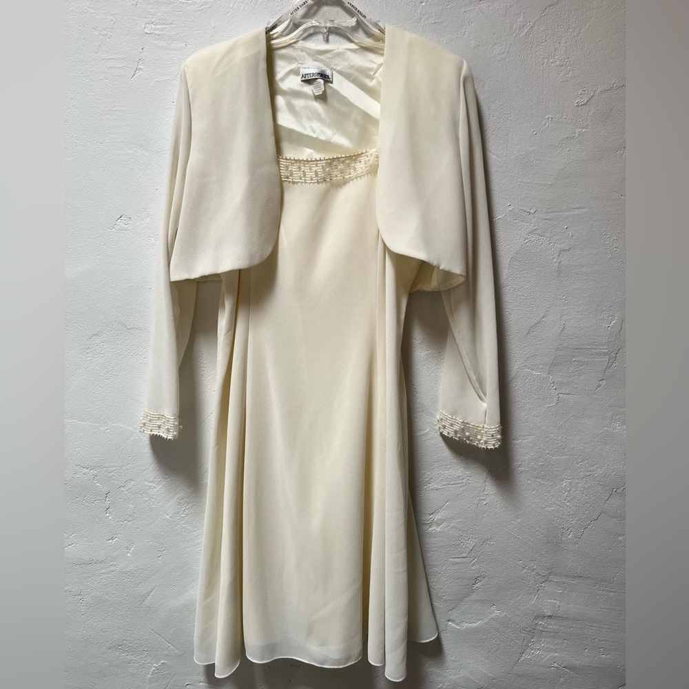Formal pearl collared dress